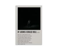 SLYASZX Poster su tela con scritta "Destroy Lonely If Looks could Kill", pittura artistica da appendere, per casa, soggiorno, camera da letto, sala da pranzo, senza cornice, stile 40 x 60 cm