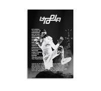 SLYASZX Utopia di Travis Scott, poster su tela decorativa per pittura ad olio, da appendere, per casa, soggiorno, camera da letto, sala da pranzo, senza cornice, stile 40 x 60 cm