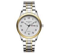 SLYHHZHMY Orologio Di Coppia a Doppio Calendario, Orologio Da Polso Classico Luminoso, Orologio a Disco Rotondo Del Temperamento (Intergolden uomini)