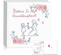 SLZ STORE Lettere a mia nipote è un diario per ragazze un diario per scrivere ricordi speciali, diario per le pietre miliari del bambino. Un diario quotidiano per donne che sono diventate nonne