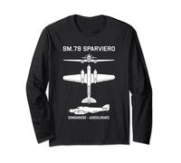 SM 79 Sparviero Aerosilurante italiano bombardiere medio Maglia a Manica