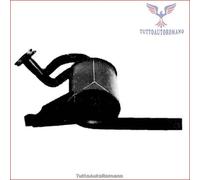 SM.85.00 Silenziatore posteriore Imasaf per TALBOT MURENA