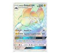 SM Crimson Invasion 113/111 Alolan Golem GX (Arcobaleno Raro)