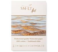 SM.LT Blocco carta per acquerello formato A5, confezione da 10 fogli, 300 g/m2