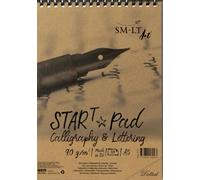 SM.LT Blocco spirale STAR T per calligrafia e scritte punteggiate, Formato A5, composto da 30 fogli, 90 g/mq 5KDS-30/T/TS