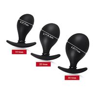 Sm Silicone Anal Trainer Giocattolo adulto del sesso Plug anale gonfiabile Butt plug unisex Giocattolo del sesso Stimolatore Coppia Massaggio prostatico