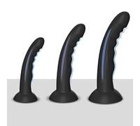 Sm Silicone Anal Trainer Kit Giocattolo adulto del sesso Plug anale Butt plug unisex Giocattolo del sesso Stimolatore Coppia Massaggio prostatico e piacere
