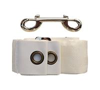 SM SunniMix Cinturino Centrale da Tennis Cinturino Centrale per Bianco con Gancio in Metallo Centro per Cinturino da Tennis per