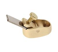 SM SunniMix Curvo Sole/Fondo Piatto Lavorazione Del Legno Aereo Cutter Liutaio Strumento per Violino Fare Mini Pollice Aereo, Oro XS