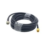 Sma. Maschio di F spina maschio Rg58. Cavo coassiale 50ohm F Plug tv Adattatore di antenna treccia Rf. Cavo di estensione coassiale Rf. Ponticello treccino.(F M to SMA M,50CM)