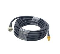 Sma. Maschio di F spina maschio Rg58. Cavo coassiale 50ohm F Plug tv Adattatore di antenna treccia Rf. Cavo di estensione coassiale Rf. Ponticello treccino.(F M to SMA F,20CM)