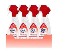 Smac Sgrassatore Disinfettante, Detergente Spray, 650 ml x 12 Pz | Sgrassa a fondo le superfici e disinfetta eliminando fino al 99,9% dei batteri e garantisce igiene in tutta la casa.