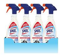 Smac - Sgrassatore Universale, Detergente Spray Multisuperficie con Azione Sgrassante, Splendore Imbattibile, 650 ml x 4 Pezzi