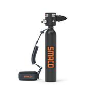SMACO Bombola da Immersione Mini Serbatoio di Immersione da 0,5L Supporta 6-10 Minuti di Immersione Subacquea per l'Addestramento o Come Bottiglia di Ricambio, Nero
