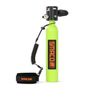 SMACO Mini Bombola Sub 0.5L Bombola Subacquea Piccolo Fino a 10 Minuti Bombola per Immersione Mini Scuba Tank Portatile Bombole Aria Sub Ricaricabile S300
