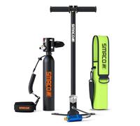 SMACO Mini Bombola Sub 0.5L Bombola Subacquea Piccolo Fino a 10 Minuti Bombola per Immersione Mini Scuba Tank Portatile Bombole Aria Sub Ricaricabile S300