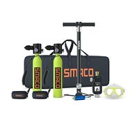 SMACO Mini Bombola Sub 0.5L Bombola Subacquea Piccolo Fino a 10 Minuti Bombola per Immersione Mini Scuba Tank Portatile Bombole Aria Sub Ricaricabile S300
