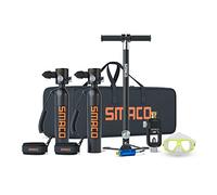 SMACO Mini Bombola Sub 0.5L Bombola Subacquea Piccolo Fino a 10 Minuti Bombola per Immersione Mini Scuba Tank Portatile Bombole Aria Sub Ricaricabile S300