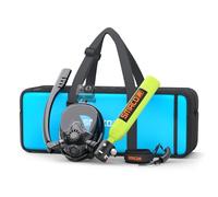 SMACO Mini Bombola Sub con Maschera Subacquea,0.5L Bombola Subacquea con Maschera da Snorkeling Piccola Mini Scuba Tank Portatile Bombole Aria Sub Ricaricabile Bombola Immersioni S300Plus