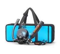 SMACO Mini Bombola Sub con Maschera Subacquea,0.5L Bombola Subacquea con Maschera da Snorkeling Piccola Mini Scuba Tank Portatile Bombole Aria Sub Ricaricabile Bombola Immersioni S300Plus