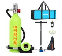 SMACO Mini Scuba Tank, Bombola Subacquea Bombole da Immersione Ossigeno Bombola con 15-20 Minuti Diving Ossigeno Serbatoio Bombola Sub Respiro Sott'Acqua Dispositivo(Consegna in 10 Giorni)