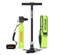 SMACO S300 Bombola Sub Piccola, 0,5L, Ricaricabile | Mini Bombola Subacquea, per Immersioni Ricreative, Allenamento in Piscina, Pulizia di Imbarcazioni, Vacanze al Mare e Viaggi
