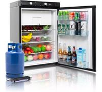 Smad 100L GPL/12V/240V 3 vie Frigorifero 0-10℃Top Freezer -16℃|Campervan RV Nero