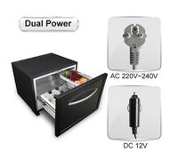Smad 12V/240V cassetto 45L Frigorifero silenzioso Campervan Barca Casa Ufficio