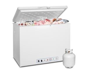 Smad Congelatore a 2 vie Gas Propano 220V Congelatore LPG Camper RV 200L Bianco