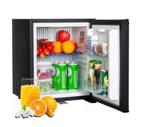 Smad Frigo 12V, Frigo Portatile 12V 220V, Frigorifero Silenzioso, 0-10℃, 30Litri, per Ufficio Camper Auto Caravan Hotel, Nero