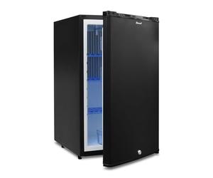 Smad Frigorifero 12V 220V, Frigo Camper, Mini Frigo da Camera, Minibar Silenzioso per Ufficio Auto Hotel Campeggio Viaggio, 50L, Nero