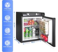 SMAD 40L 12V 230V Propano Gas Frigorifero compatto GPL RV Camp Off-grid Camper