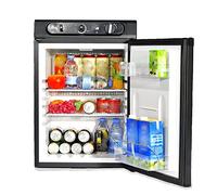 Smad Frigorifero Trivalente Camper, Frigo 12V/220V/Gas, Silenzioso, 60L, per Campeggio, Caravan, Casa Mobile, Nero
