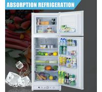 Smad Gas Frigo Top Freezer 275L 2 Way Camper Farm 220V Rfrigerator Cottage Cabin