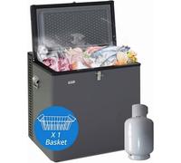 Smad GPL Gas Freezer 70L 3 Way Freezer, Camping Fridge Freezer Propane/12V/240V