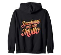 Smadonno ma Non Mollo: Design Divertente e Ironico Felpa con Cappuccio