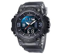 SMAEL Orologi da uomo Digital Outdoor LED Cronometro Militare Multi-Funzioni Doppio Display Impermeabile Orologi Sportivi per Uomo, Evelina