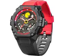 SMAEL Orologio da uomo, sportivo, impermeabile, militare, multifunzione, LED, sveglia, cronometro, orologio da uomo (8092 nero rosso), SM8092-Nero Rosso, Stile di concorso