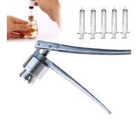 smafoseedding Crimpatrice Manuale per Fiale/Preparazione del Campione, Strumento per La Sigillatura dei Profumi, Strumento per La Crimpatura dei Tappi delle Bottiglie in Acciaio Inossidabile pw15