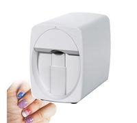 smafoseedding Macchina Automatica per Stampante per Unghie,Macchina per Nail Art Fai-da-Te,Tempo di Disegno: 25-30 Secondi,Controllo del Telefono Cellulare, Modello Personalizzato,White