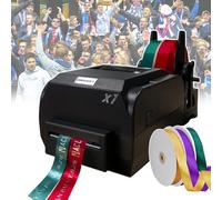smafoseedding Macchina Da Stampa Per Nastri Di Raso,Macchina Da Stampa Digitale Per Nastri Di Raso,Con Supporto Per Nastro,Per Matrimoni/Compleanni/Vari Festival/Decorazione Domestica,doublerow