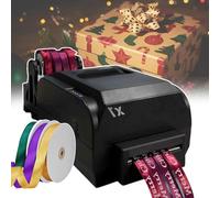 smafoseedding Macchina Da Stampa Per Nastri Di Raso,Macchina Per Nastri Personalizzati,Con Tre Rotoli Di Nastro Da 90 M,Velocità Di Stampa: 150 Mm/S,Per Matrimoni/Feste/Compleanni,fourrow