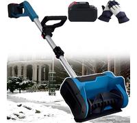 smafoseedding Spazzaneve Pieghevole Senza Fili - Pala da Neve Elettrica - Spazzaneve Portatile, 45° A Sinistra, A Destra O Verso l'Alto, Motore Brushless da 600 W, 3000 Giri/Min 1battery