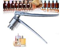 smafoseedding Strumento di Crimpatura del Tappo della Bottiglia di Profumo, Crimpatrice Manuale per Fiale, Macchina per Tappatura in Alluminio, Crimpatrice per Coperchi in Acciaio Inossidabile pw18
