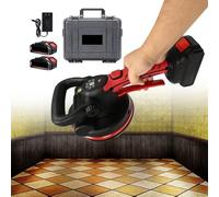 smafoseedding Strumento Elettrico per L'installazione di Piastrelle, Livellatrice Portatile per Piastrelle A 6 velocità con Ventosa da 18 Cm, Schermo LCD, Batteria al Litio
