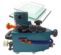smafoseedding - Tagliatrice elettrica piccola per vetro, lucidatrice per bordi in vetro elettrico professionale da 800 W e 8000 giri/min, per rettifica di bordi smussati dritti e rotondi, 10 mm