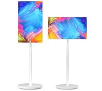 smafoseedding Televisore Portatile 2026 Da 24, 27 E 32 Pollici: Schermo Girevole, Monitor Touch con Fotocamera Da 8 MP E Supporto Da Pavimento Regolabile Per Uso Commerciale O Domestico. 32in8+128g