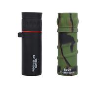smai Mini telescopio monoculare 8 x 21 | Mini telescopio monoculare tascabile ad alta definizione con visione notturna, compatibile con smartphone per bird watching, escursioni e viaggi