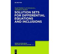 Smaïl Djebali Lech Górniew Solution Sets for Differential Equ (Copertina rigida)
