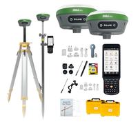 SMAJAYU SMA26 GNSS RTK GPS che rileva la base di Rover dell'attrezzatura di rilevamento tenuto in mano, 1408 canali, precisione di 1cm, distanza di 5km(esclusi treppiede e palo)